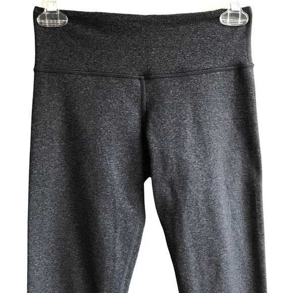 Lululemon Wunder Under Crops Leggings Size 4 Heather Gray Luon Mid Rise Tights - Picture 4 of 11